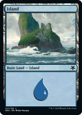 Island (127) card from Magic Game Night: Free-For-All