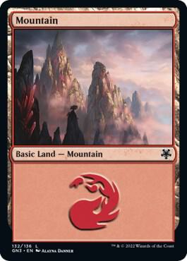 Mountain (132) card from Magic Game Night: Free-For-All