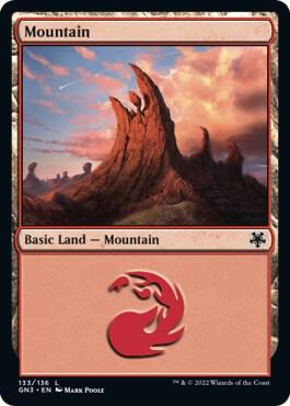 Mountain (133) card from Magic Game Night: Free-For-All
