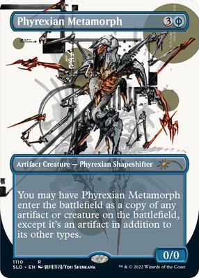 Phyrexian Metamorph (Borderless) card from Secret Lair Drop Series