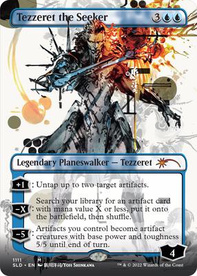 Tezzeret the Seeker (1111) card from Secret Lair Drop Series