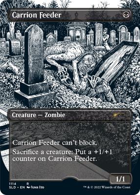 Carrion Feeder (Borderless) card from Secret Lair Drop Series