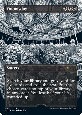 Doomsday (Borderless) card from Secret Lair Drop Series