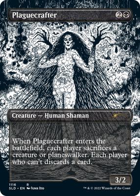 Plaguecrafter (Borderless) card from Secret Lair Drop Series