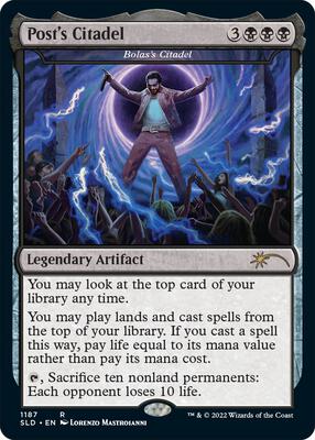 Post's Citadel - Bolas's Citadel (Post Malone) card from Secret Lair Drop Series