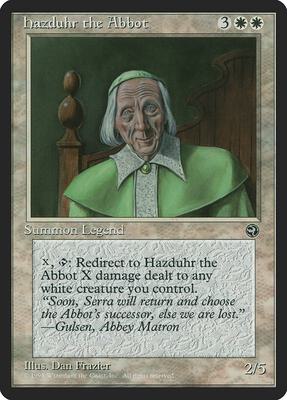 Hazduhr the Abbot card from Homelands