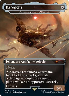 Da Vulcha - Skysovereign, Consul Flagship (Borderless) card from Secret Lair Drop Series