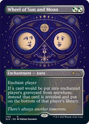 Wheel of Sun and Moon (Borderless) card from Secret Lair Drop Series