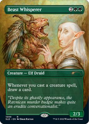 Beast Whisperer (Borderless) card from Secret Lair Drop Series