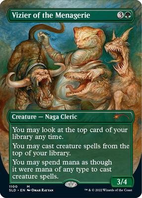 Vizier of the Menagerie (Borderless) card from Secret Lair Drop Series