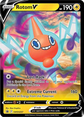 Rotom V - SWSH257 card from SWSH: Sword & Shield Promo Cards