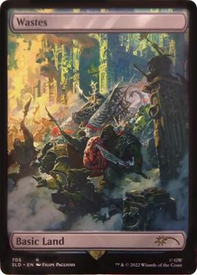 Wastes (705) - Full Art card from Secret Lair Drop Series