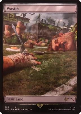 Wastes (706) - Full Art card from Secret Lair Drop Series