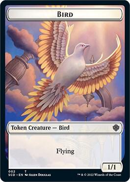 Bird // Thopter Double-Sided Token card from Starter Commander Decks