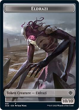 Eldrazi // Soldier Double-Sided Token card from Starter Commander Decks