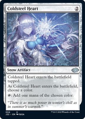 Coldsteel Heart card from Jumpstart 2022