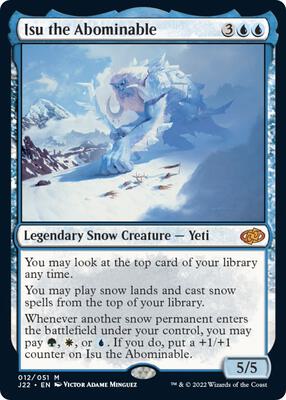 Isu the Abominable card from Jumpstart 2022