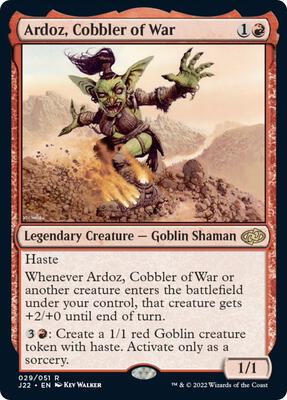 Ardoz, Cobbler of War card from Jumpstart 2022