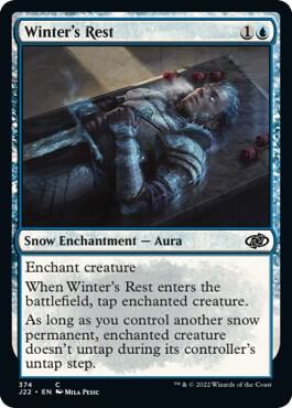 Winter's Rest card from Jumpstart 2022