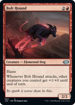Bolt Hound card from Jumpstart 2022