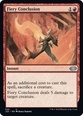 Fiery Conclusion card from Jumpstart 2022