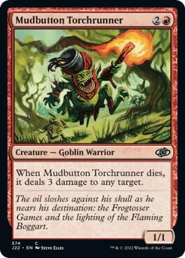 Mudbutton Torchrunner card from Jumpstart 2022