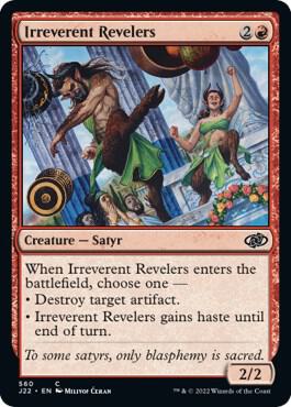 Irreverent Revelers card from Jumpstart 2022