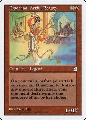 Diaochan, Artful Beauty card from Portal Three Kingdoms