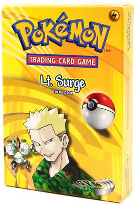 Gym Heroes Theme Deck - "Lt. Surge" card from Gym Heroes