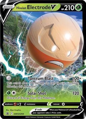 Hisuian Electrode V - SWSH294 card from SWSH: Sword & Shield Promo Cards