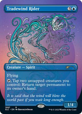 Tradewind Rider card from Secret Lair Countdown Kit