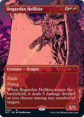 Bogardan Hellkite card from Secret Lair Countdown Kit