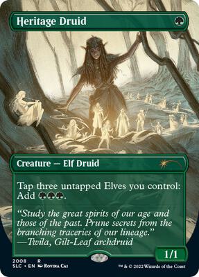 Heritage Druid card from Secret Lair Countdown Kit