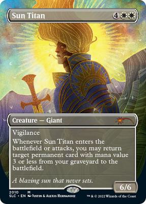 Sun Titan card from Secret Lair Countdown Kit