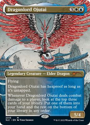 Dragonlord Ojutai card from Secret Lair Countdown Kit
