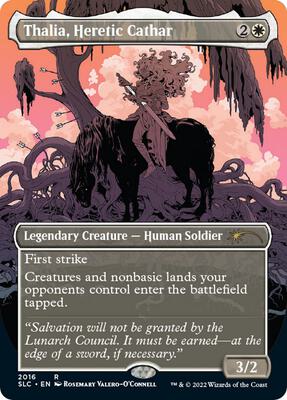 Thalia, Heretic Cathar card from Secret Lair Countdown Kit