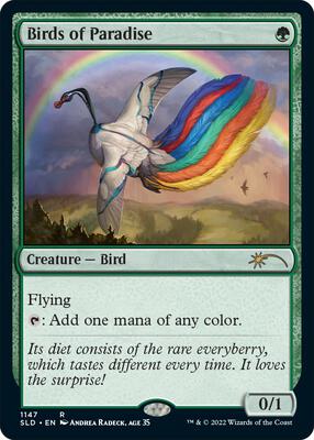 Birds of Paradise (1147) card from Secret Lair Drop Series