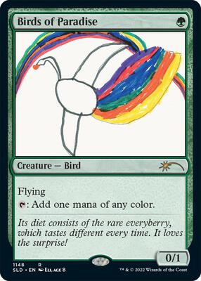 Birds of Paradise (1148) card from Secret Lair Drop Series