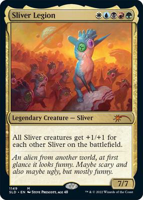 Sliver Legion (1149) card from Secret Lair Drop Series