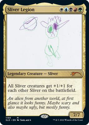 Sliver Legion (1150) card from Secret Lair Drop Series