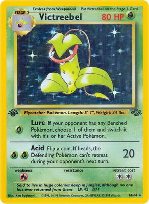 Victreebel (14) card from Jungle