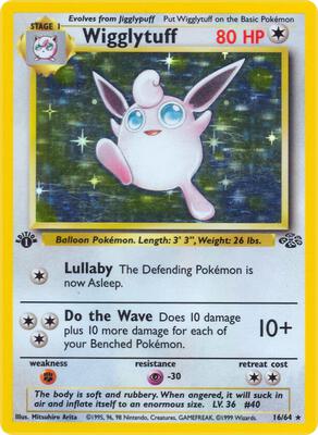 Wigglytuff (16) card from Jungle