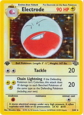 Electrode (2) card from Jungle
