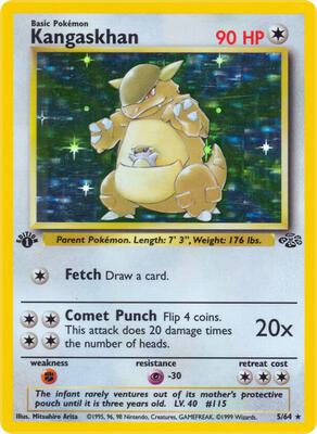 Kangaskhan (5) card from Jungle