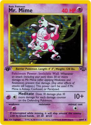 Mr. Mime (6) card from Jungle