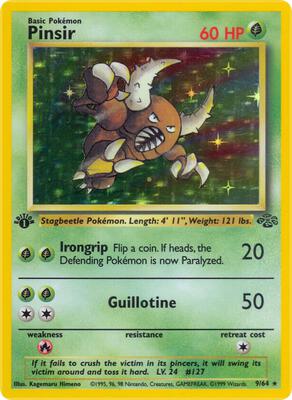 Pinsir (9) card from Jungle