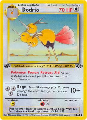 Dodrio card from Jungle