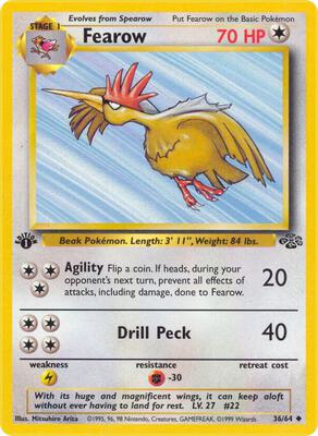 Fearow card from Jungle