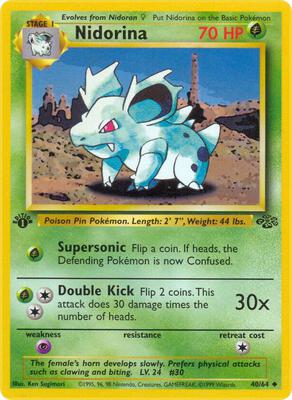 Nidorina card from Jungle