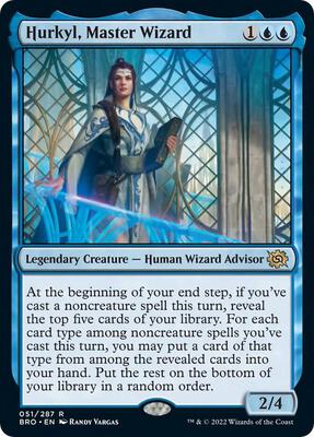 Hurkyl, Master Wizard card from The Brothers' War